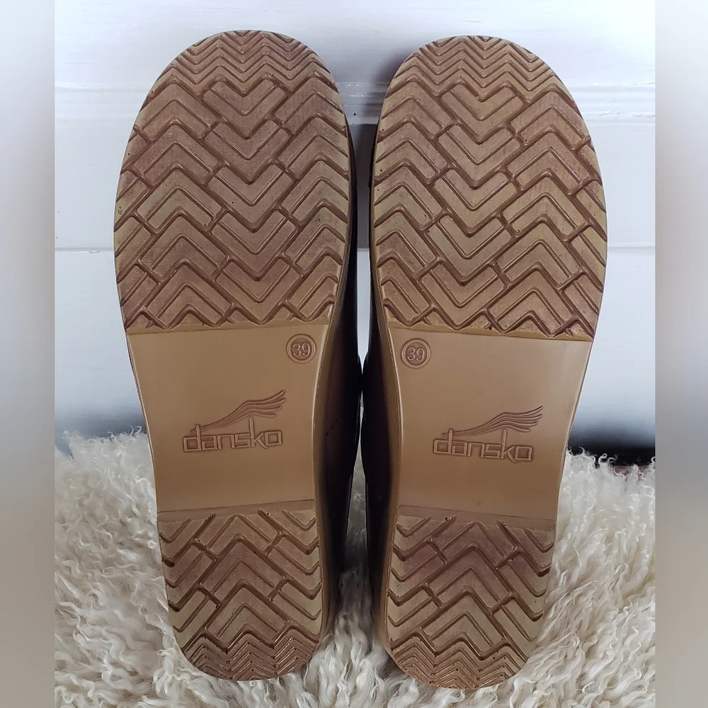 🌟SEE NEW LISTING🌟HP!🌾Limited Edition☆Dansko Honey Clogs☆Floral Embossed☆EU39- - Picture 14 of 16